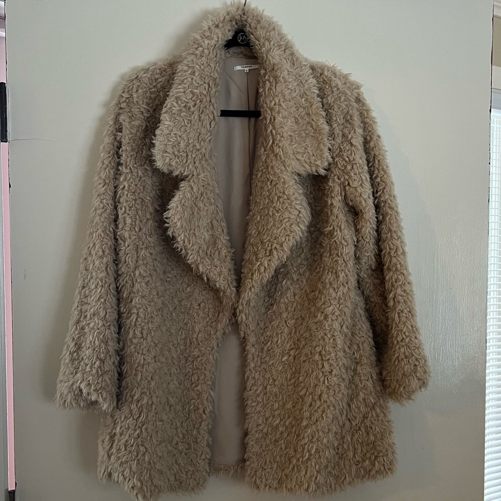Tularosa Tan Teddy Bear Jacket